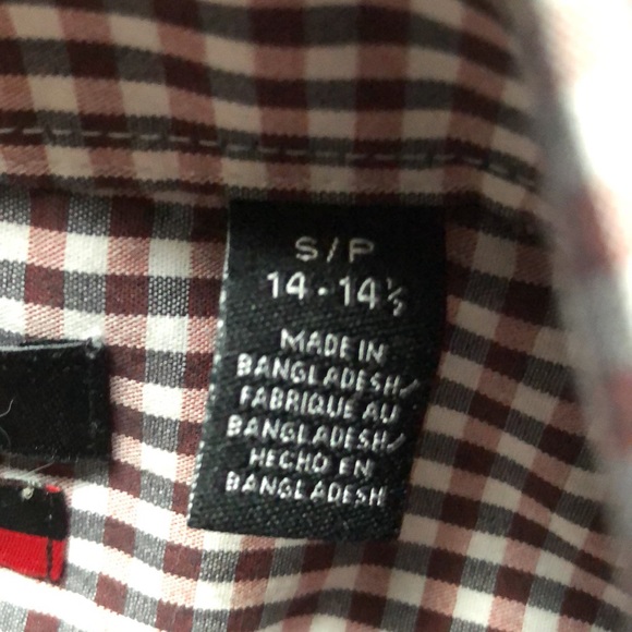 Men’s size small 14-14 1/2 Van Heusen flex slim fit long sleeve button down - Picture 3 of 8